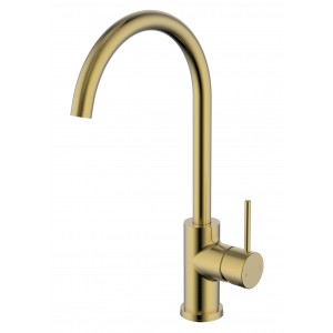 Ikon Hali Brushed Gold Lead Free Sink Mixer